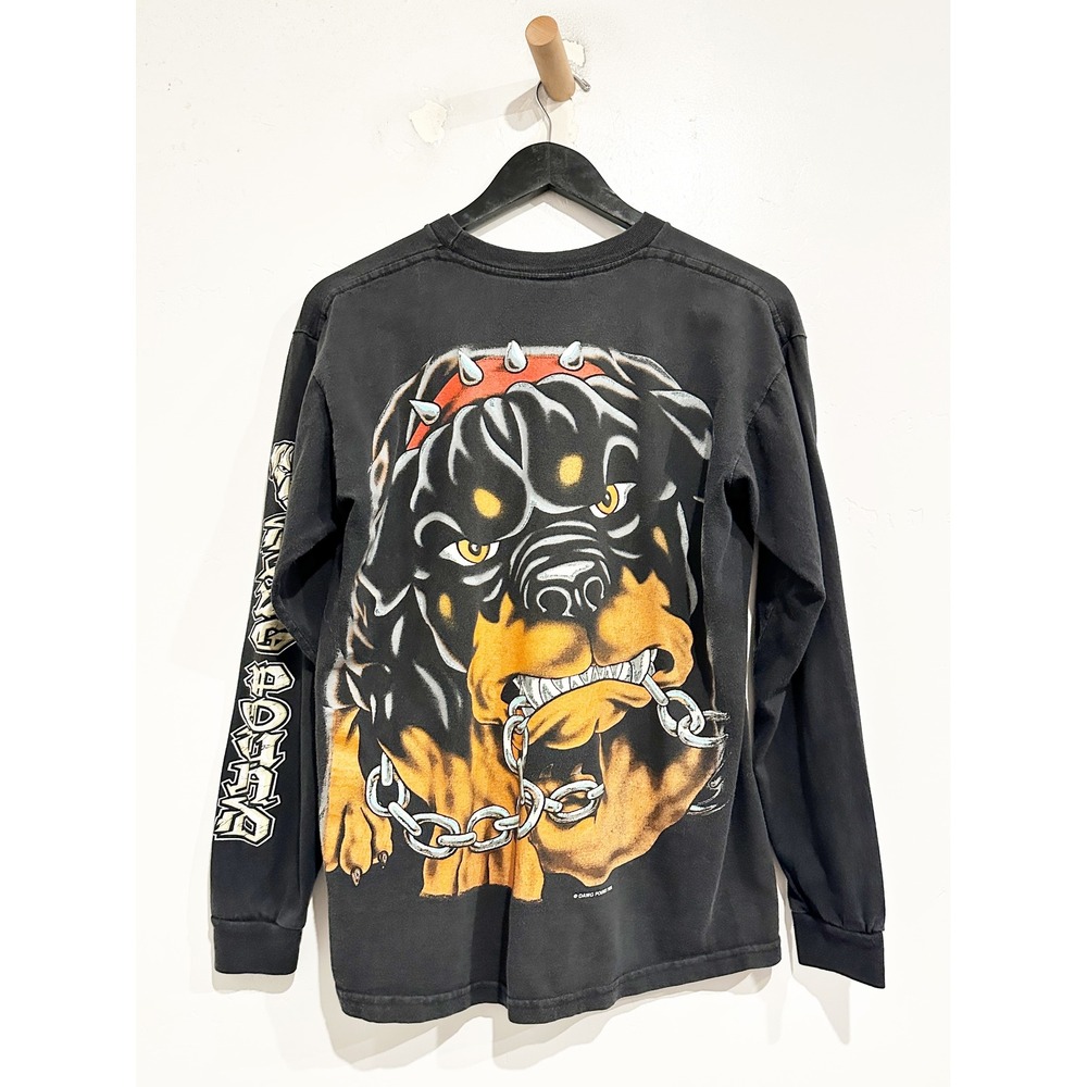 Dawg Pound Vintage '96 Black Graphic Long Sleeve Tee Size XL